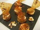 Figues confites farcies  à la mousse de foie gras
