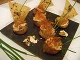 Figues confites farcies à la mousse de foie gras