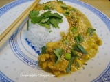 Filets de poulet au curry et lait de coco