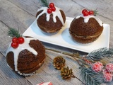 Gâteaux boules de neige chocolat, chantilly insert fruits rouges ou ganache chocolat-café