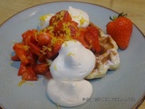 Gaufres liégeoises salade de fraises au poivre et chantilly