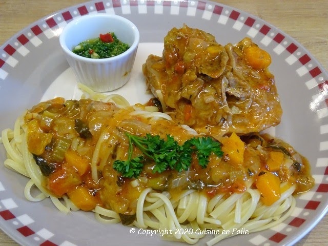 Osso bucco de dinde - Chez Vanda