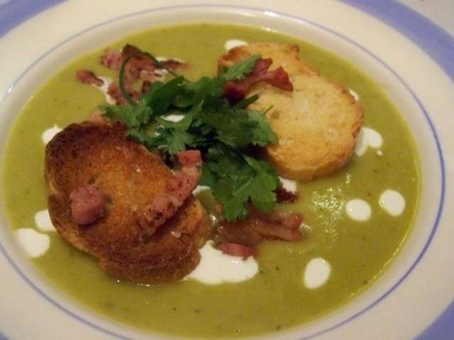 Recettes de Soupe aux pois et Lardons