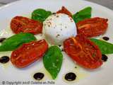 Tomates de San Marzano confites et en salade ou à l'huile et ail noir bio