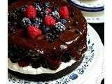 Gâteau Guinness, Chocolat, Fruits rouges et sa Crème mascarpone