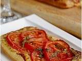 Tarte Feuilletée Tomates et Pesto Génois