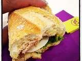 Sandwich au thon, mayonnaise maison et crudités... Avec mon partenaire Boc'n roll