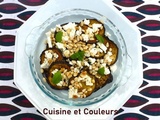 Aubergines rôties, féta, pignons dorés et miel comme chez Eric