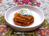 Blinis de carottes au cumin