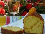 Cake au canada dry et kumquats confits
