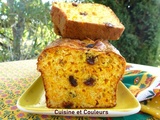 Carrot cake à la mimolette, cumin, raisins secs