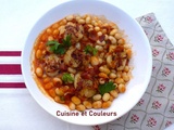 Cocos de Paimpol au coulis de tomates/poivron & Noix de St Jacques
