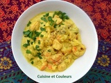 Curry saumon & crevettes inspiré par Nessa