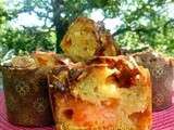 Gros muffin Abricots/Amandes fraîches/Nougat de Montélimar