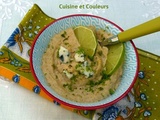 Houmous roquefort/citron vert de Romain