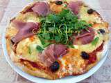 Kkvkvk # 60 : Pizza au levain Kayser, picodon et jambon de Parme