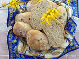 Petits pains ukrainiens à la farine de seigle et aux graines de cumin ( Balabouchki )