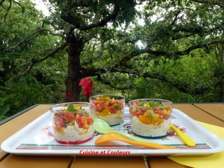 Rillettes d'artichaut à la ricotta, salsa de tomates cerise pour l'apéro