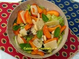 Salade aux abricots et fenouil de Julie Andrieu