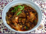 Souris d'agneau aux aubergines fondantes