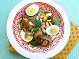 Tajine tfaya aux amandes et aux oeufs