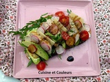 Tartine de fille ( avocat/poulet/parmesan etc )