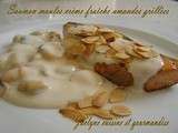 Saumon Moules Crème fraîche Amandes grillées *Vous allez vous régaler:-)