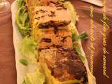 Terrine de foie gras de canard, aux abricots & pruneaux *Foie gras de qualité, élevage, gavage modéré de ma région