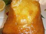 Cake au citron facile glaçage confiture de mirabelles de Christophe Felder