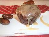 Muffins aux dattes nappage crème de caramel