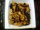 Poulet gingembre champignons noirs