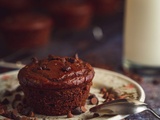 Muffins healthy au chocolat noir