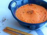 Houmous de carottes épicé au massalé