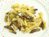 Asperges vertes rôties au citron et parmesan
