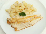 Filets de bar et topinambours au citron