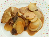 Gratin de pommes de terre aux morilles et vin jaune
