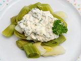 Poireaux vapeur sauce gribiche