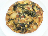 Quiche sans pâte aux épinards et pommes de terre