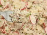 Salade croquante de riz au jambon