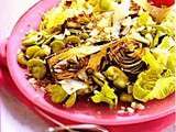 Salade de fèves et poivrades