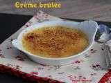 Cremes brulees sans cuisson au bain-marie