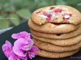 Cookies au chocolat blanc & aux fraises