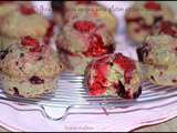 Muffins aux fruits rouges sans lactose et sans gluten