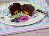 Petits gâteaux au chocolat avec insert à la mangue