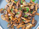 Champignons sautés en vidéo