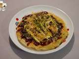 Ebi okonomiyaki エビお好み焼き