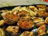Champignons persillés au grill (barbecue, plancha, four)