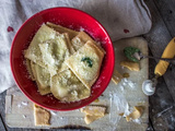 Ravioli « di magro » ou ravioli ricotta épinard parmesan #homemade