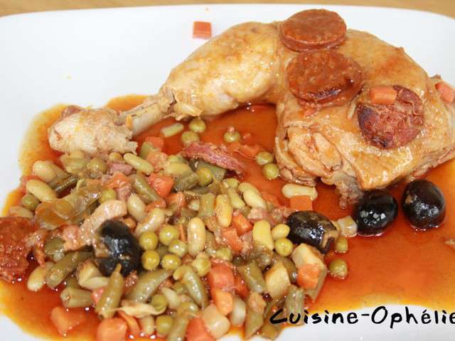 Les Meilleures Recettes de Cuisse de poulet et Chorizo