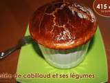 Potée de Cabillaud et ses légumes – repas 415 kcal